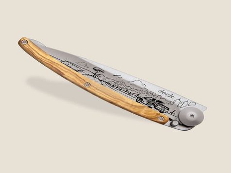 Deejo 37g, Olive Wood / Highway 1