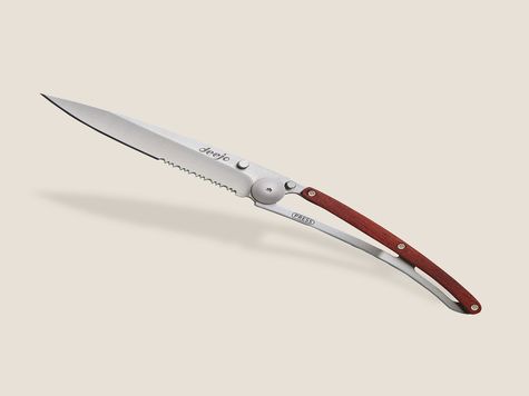 Deejo Serrated 37g, Palo Rojo