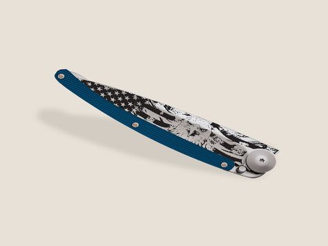 Deejo 37g, Aluminio Azul / Águila marina