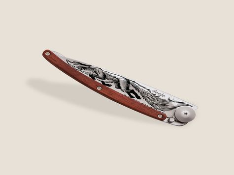 Deejo Serrated 37g, Coral wood / Fox