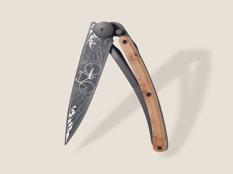 Deejo 37g, Juniper wood / Bicycle